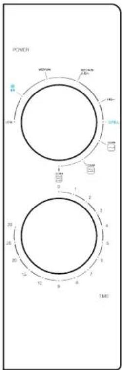 CECOTEC Microondas All Black - PANEL DE CONTROL - 1