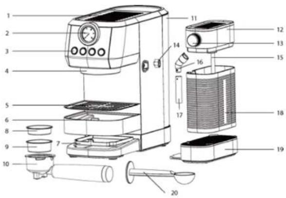 CECOTEC Power Espresso 20 Steel Pro Latte - COPYRIGHT - 1