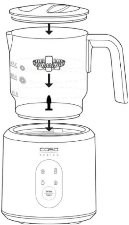 CASO Crema & Choco 1666 - Chocolate caliente: - 1