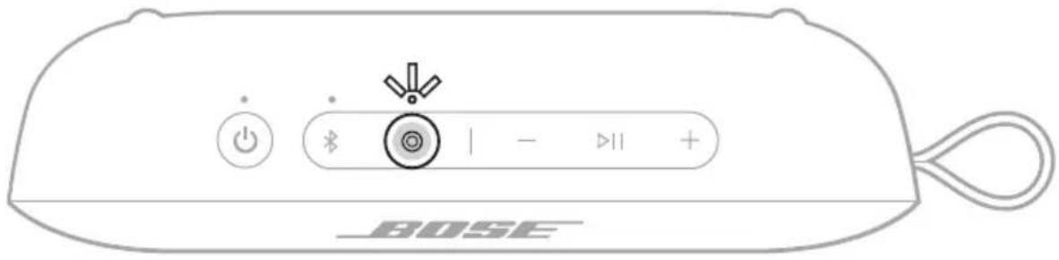 BOSE SoundLink Flex 2nd Gen - 스피커에서 바로 가기 버튼 Ⓞ을 누릅니다. - 1