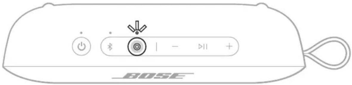 BOSE SoundLink Flex 2nd Gen - 在扬声器上按快捷功能按钮 Ⓞ。 - 2
