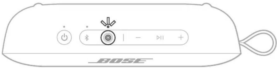 BOSE SoundLink Flex 2nd Gen - Paina kaiuttimen pikavalintapainiketta Ⓞ. - 2
