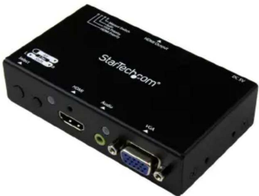 StarTech.com VS221VGA2HD - VGA/HDMI® - HDMIオーディオ/ビデオコンバータ - 1