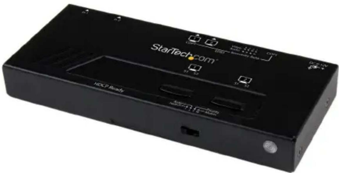 StarTech.com VS222HDQ - 2X2 HDMI®マトリックスイチ-1080 - 1