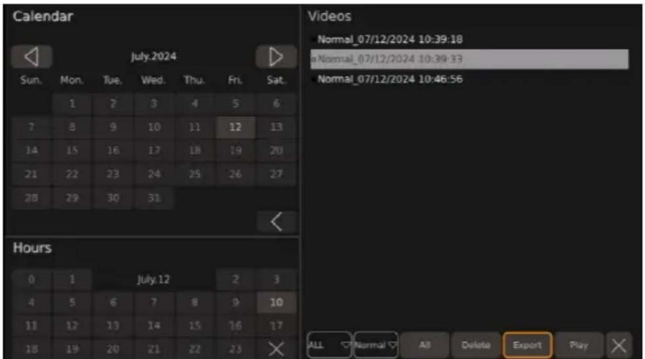 DOMETIC CAM360AHDHD - Open the Video settings. - 1