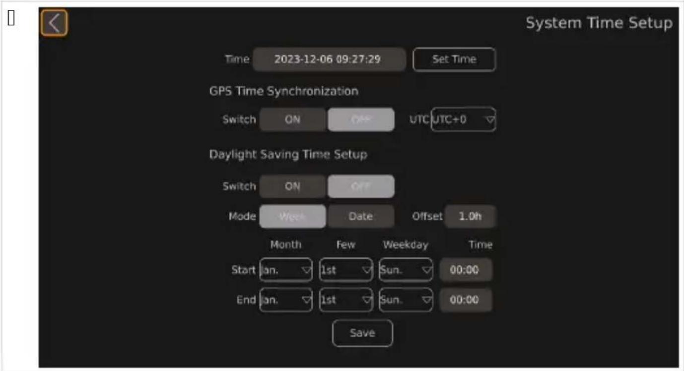 DOMETIC CAM360AHDHD - UPHPT Saati) ayarla) ması - 1