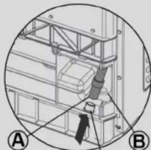 HAIER HD110-A3959RE-S - Fitting the drain hose - 4
