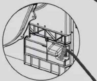 HAIER HD110-A3959RE-S - Fitting the drain hose - 6