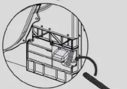 HAIER HD110-A3959RE-S - Fitting the drain hose - 5