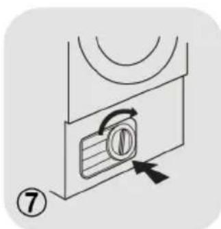 HAIER HD110-A3959RE-S - So reinigen Sie den Schwammfilter - 7