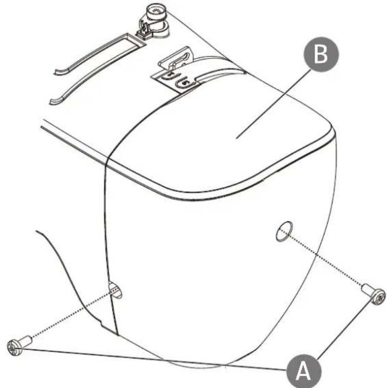 MEDION LIFE SM60 (MD 10689) - Lubrifi cazione del meccanismo dell'ago dietro lo sportello anteriore - 1