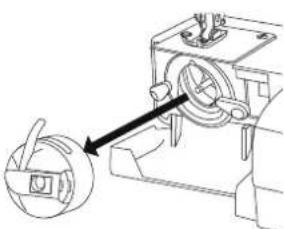 MEDION LIFE SM60 (MD 10689) - Pulizia e lubrificazione dell'alloggiamento delle spolett e - 1