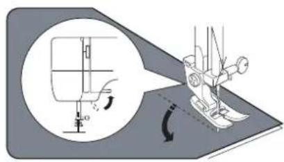 MEDION LIFE SM60 (MD 10689) - Changing the sewing direction - 1