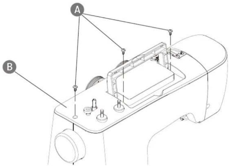 MEDION LIFE SM60 (MD 10689) - Lubrificazione del meccanismo sotto il coperchio superiore - 1