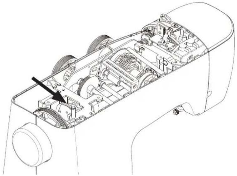 MEDION LIFE SM60 (MD 10689) - Lubrificazione del meccanismo sotto il coperchio superiore - 2