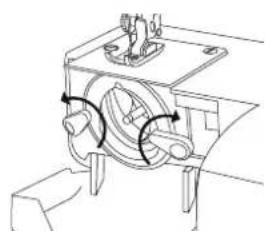 MEDION LIFE SM60 (MD 10689) - Pulizia e lubrificazione dell'alloggiamento delle spolett e - 2