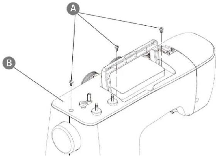 MEDION LIFE SM60 (MD 10689) - Oil the mechanism under the top cover - 1