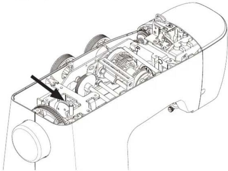 MEDION LIFE SM60 (MD 10689) - Mechaniek onder de bovenste afdekking smeren - 2
