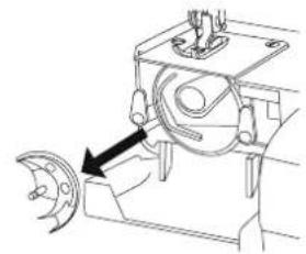 MEDION LIFE SM60 (MD 10689) - Cleaning and oiling the bobbin housing - 1