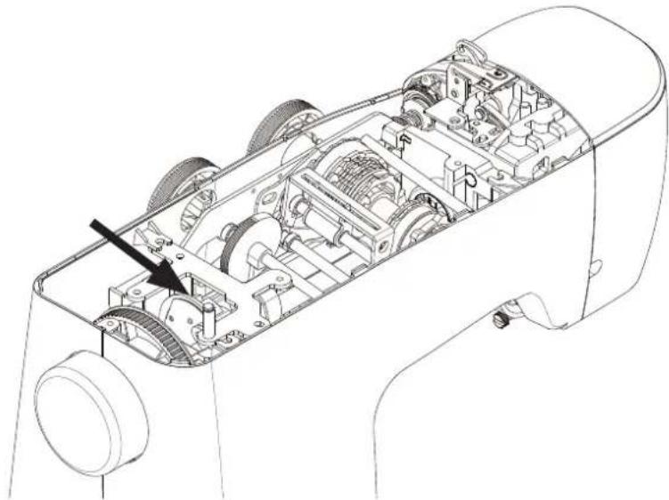 MEDION LIFE SM60 (MD 10689) - Lubricación del mecanismo situado bajo la cubierta superior - 2