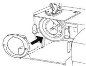 MEDION LIFE SM60 (MD 10689) - Pulizia e lubrificazione dell'alloggiamento delle spolett e - 8