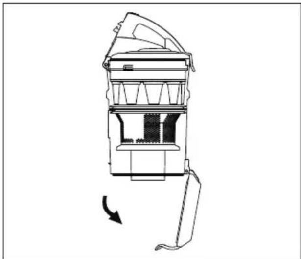 MEDION LIFE P2000 (MD 11905) - Stofreservoir legen - 2