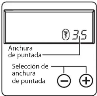 MEDION LIFE SD36 - Ajuste de la anchura de puntada - 2