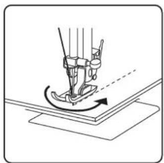 MEDION LIFE SD36 - Changing the sewing direction - 1