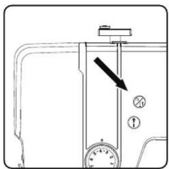 MEDION LIFE SD36 - Raising and lowering the presser foot - 2