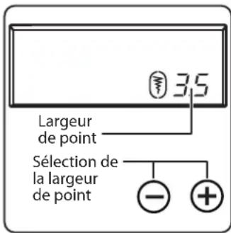 MEDION LIFE SD36 - Réglage de la largeur du point - 2