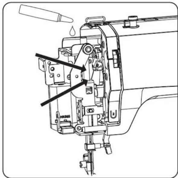 MEDION LIFE SM70 - Ölen der Nadelmechanik hinter der Frontklappe - 3