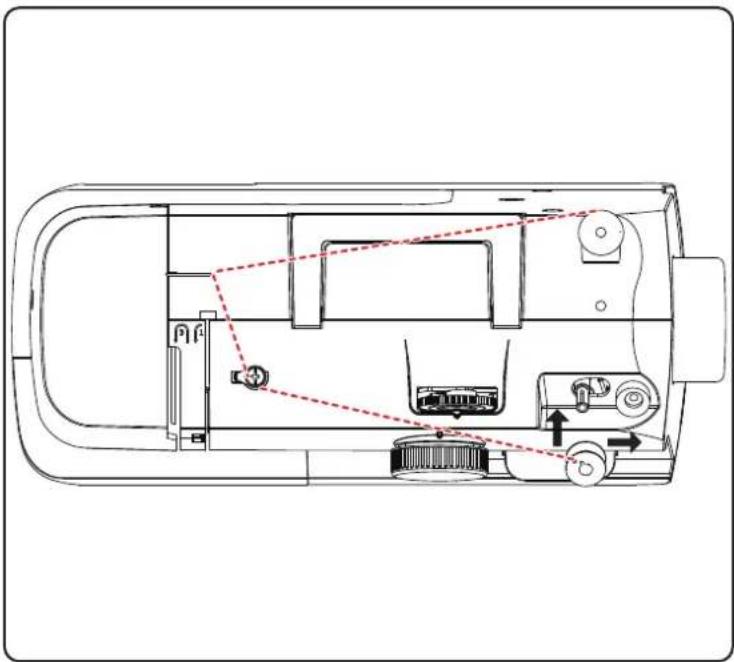 MEDION LIFE SM70 - Bobinage de la canett e de fi l inférieur - 1
