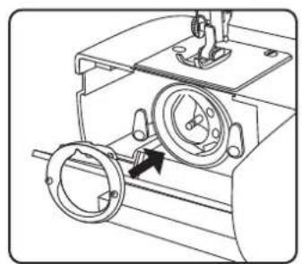 MEDION LIFE SM70 - Cleaning and oiling the bobbin housing - 8