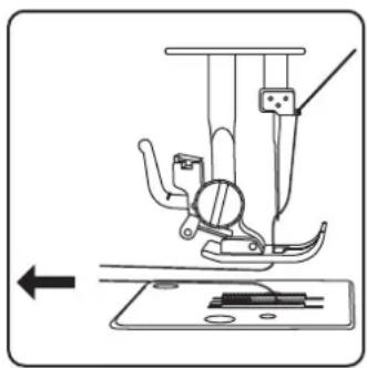 MEDION LIFE SM70 - Illustration of the upper thread guide - 4