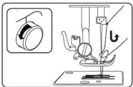 MEDION LIFE SM70 - Subida del hilo inferior - 1
