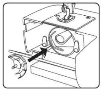 MEDION LIFE SM70 - Cleaning and oiling the bobbin housing - 7