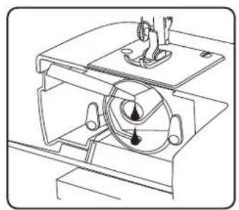 MEDION LIFE SM70 - Cleaning and oiling the bobbin housing - 6
