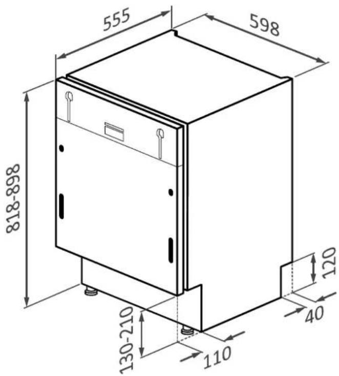 HAIER XS 6B4S3FSB-80 - Po3mipn nocydomnHOi MaunHH - 1