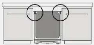 HAIER XS 6B4S3FSB-80 - Fissaggio della macchina alla cucina - 4