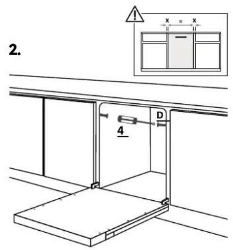 HAIER XS 6B4S3FSB-80 - Fixação da boaquina à cozinha - 2