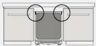 HAIER XS 6B4S3FSB-80 - Befestigung der Maschine an der Kuche - 4