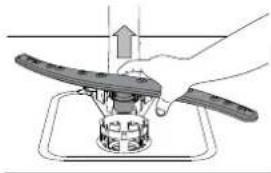 FRANKE FDW 614E5P E - CLEANING THE SPRAY ARMS - 2