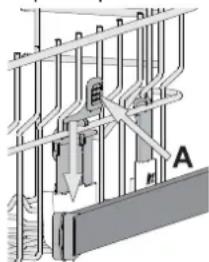 FRANKE FDW 614E5P E - ADJUSTING THE HEIGHT OF THE UPPER RACK - 1