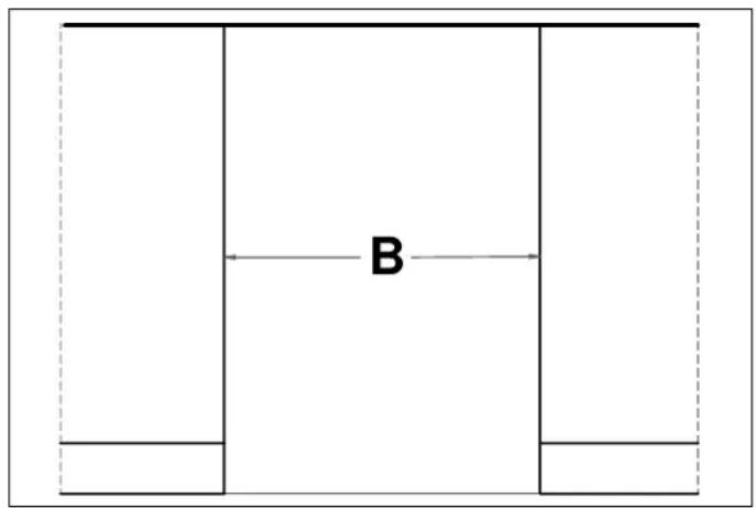 BERTAZZONI DW60S3UDXDP - CUTOUT DIMENSIONS - 2