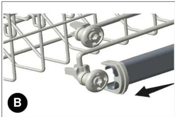 BERTAZZONI DW60S3UDXDP - 2) Réglage de la hauteur sans charge (selon le mod - 3