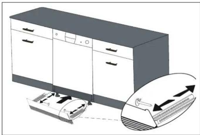 BERTAZZONI DW60S3UDXDP - ATTACHING THE KICKPLATE - 2