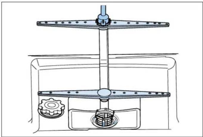BERTAZZONI DW60S3UDXDP - BRAS D'ASPERSION - 1