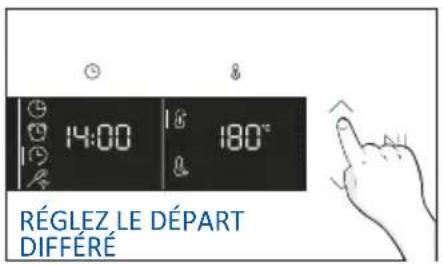 14:00 180° RÉGLEZ LE DÉPART DIFFÉRÉ