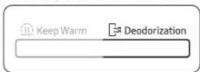 SAMSUNG MS32DE4504AT - Uso della funzione Deodorisation (Deodorizzazione) - 1