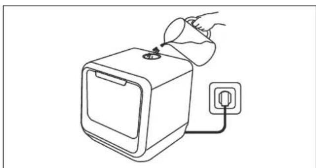 MEDION MD 37763 - Riempimento manuale con acqua - 2